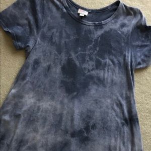 Blue tie dye Carly (unicorn)